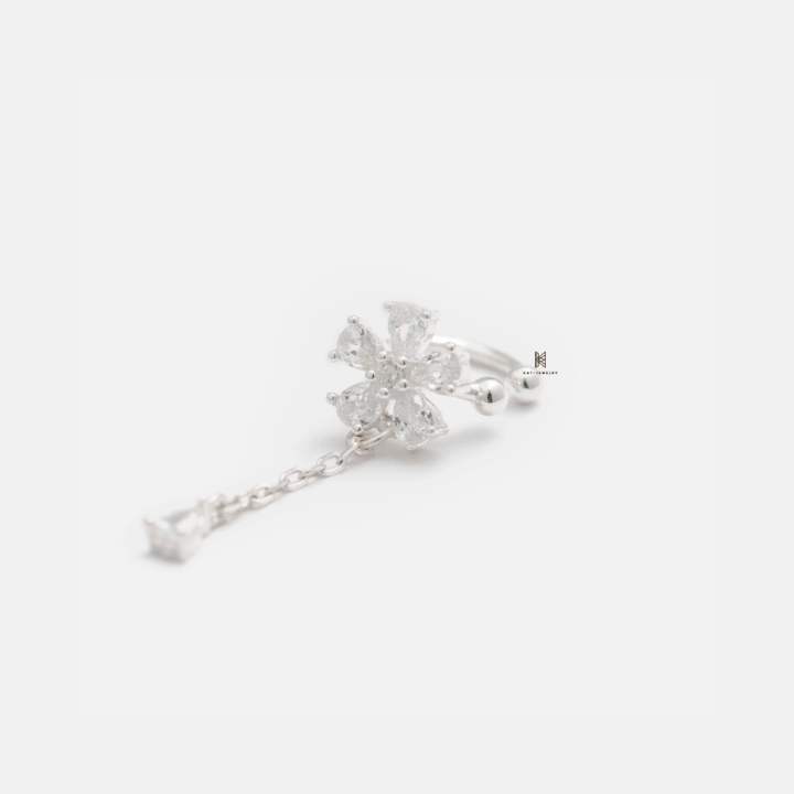 Khuyên mũi bạc KM2